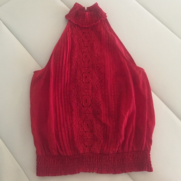Bebe High neck top.