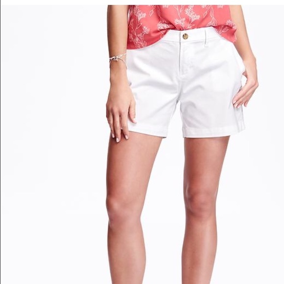 Old Navy Everday Twill 5" shorts in White