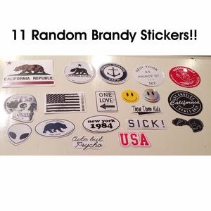 11 Random Brandy Stickers!!