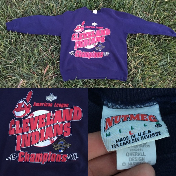 Cleveland Indians 1995 World Series Sweater
