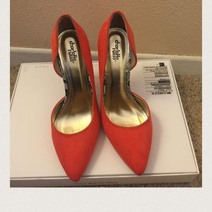 Orange shoes