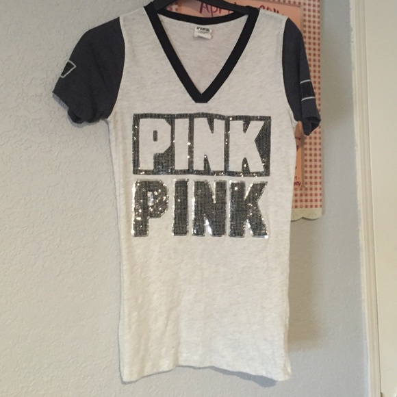 Pink v neck
