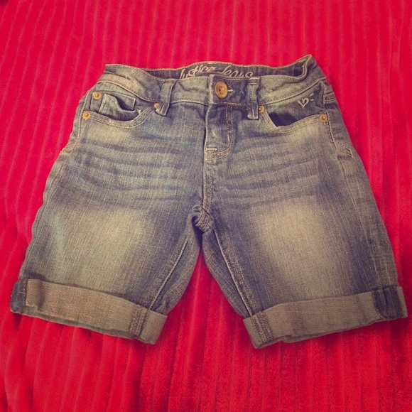 Girls Justice Jean Shorts bundle of 3