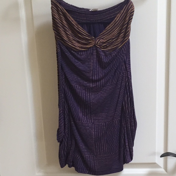 Silence + Noise Strapless Tunic