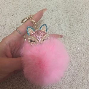 Pom Pom keychain