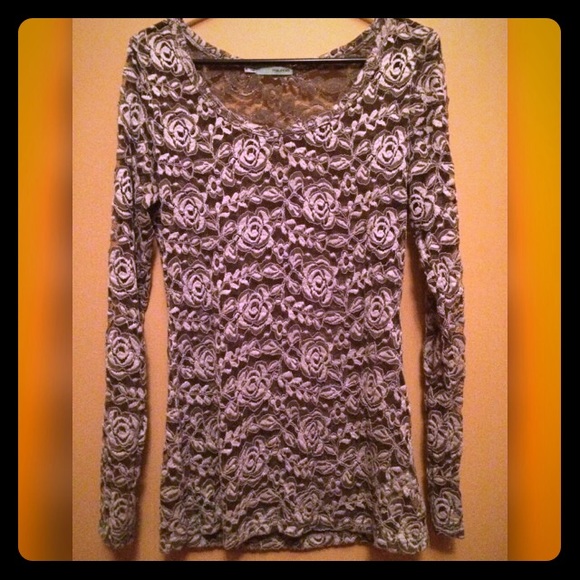 Purple and White Rose Lace Overlay