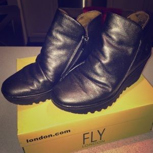 Fly London leather winter boots