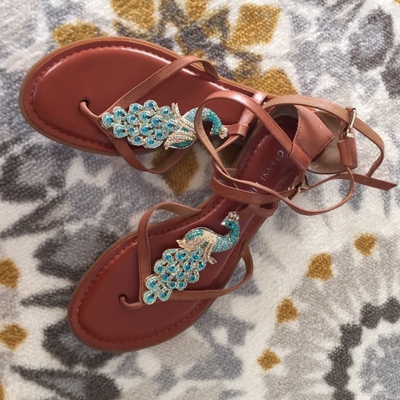 Gianni Bini Shoes - Peacock crystal sandals