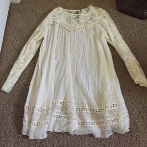 White free people dress