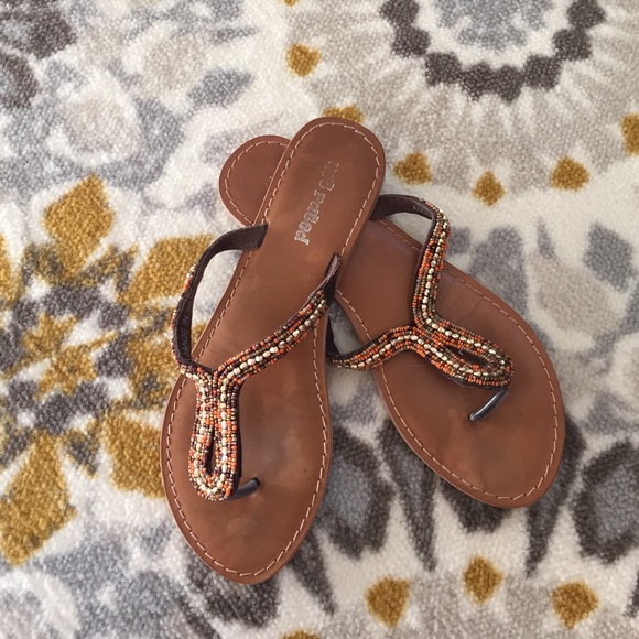 Beaded sandals