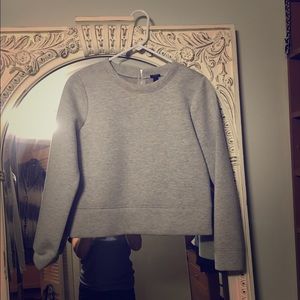 J Crew gray Scuba Sweater