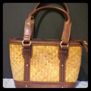 Etienne Aigner! Wicker purse very cute!