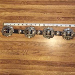 Leather Concho Belt