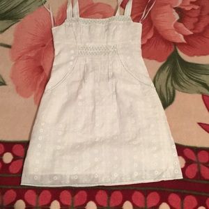 Cute summer eyelet dress,with front pockets
