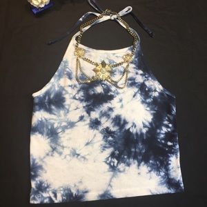 Tye dye halter top (one size fits all)
