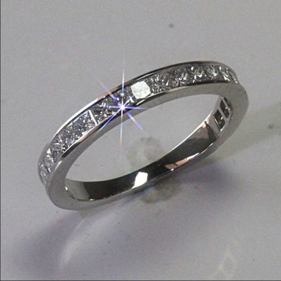 Princess Chanel Set Diamond Wedding /Band 1.4 CTW