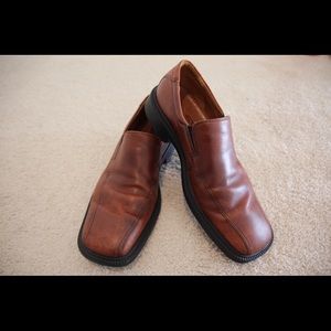 Ecco 100% leather city shoes with shock point