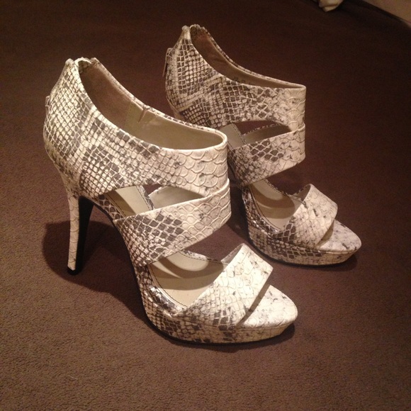 Snakeskin heels