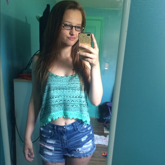 High waisted hollister shorts