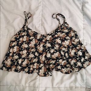 Floral crop top