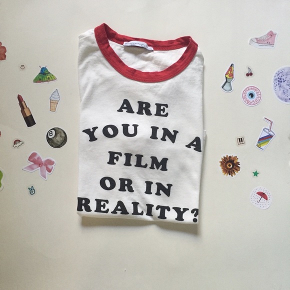 red ringer graphic tee