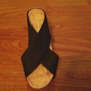 Wedged Cork Sandal-Montego Bay Club