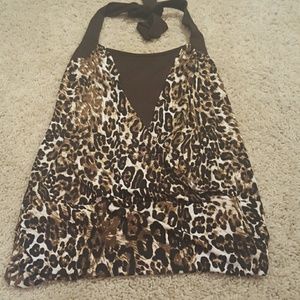 Leopard halter