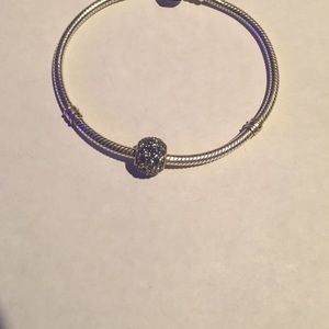 Mosaic blue Pandora charm