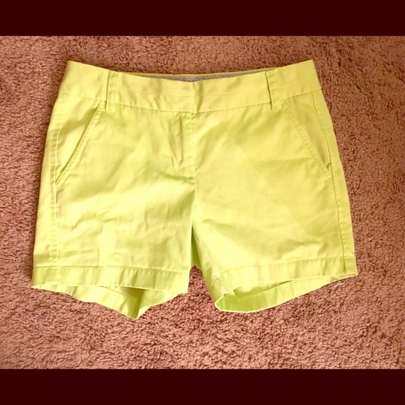 Lime Green J.Crew Chino shorts 🍉