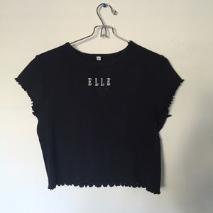 90's grunge crop top