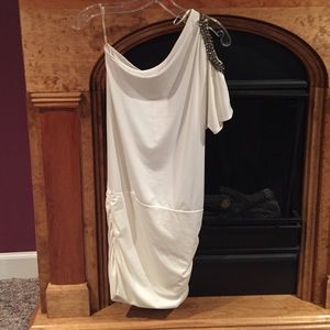 White One Shoulder Dress