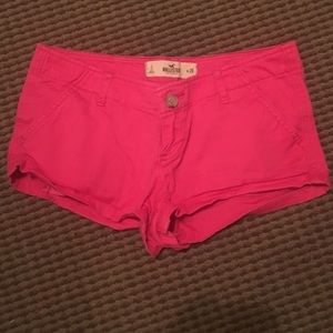 Pink hollister shorts