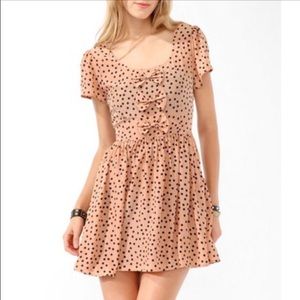 Forever 21 polka dot bow dress