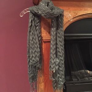 Grey Fashion Scarf