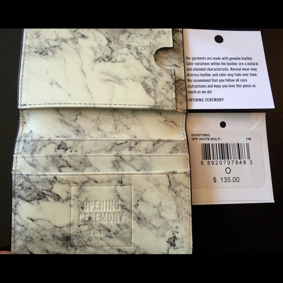 Opening Ceremony end chip leather cardholder - Picture 2 of 4