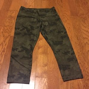 Lululemon camo crops