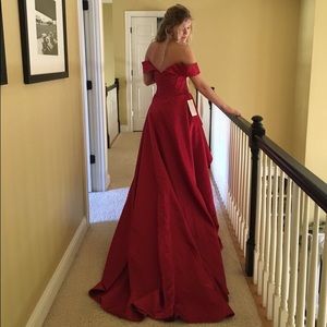 Gorgeous Red Ball Gown Prom Formal Evening