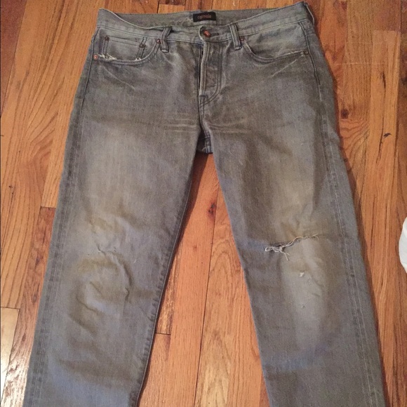 Chimala Distressed Ankle Crop Jeans Size 29 - Picture 2 of 4