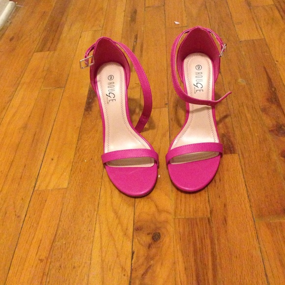 Fushsia heels