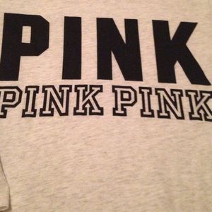 VS PINK thin tee NEW condition. Size large