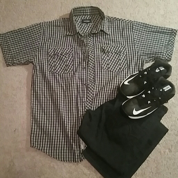 Men's plaid shirt