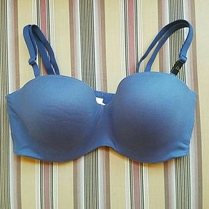 32d dark grey strapless body by Victoria lined bra