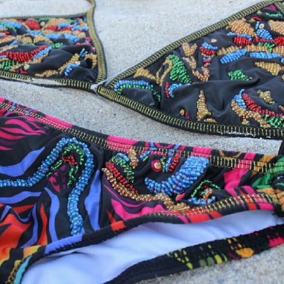 Golden Sea swimwear. Hand made - Picture 2 of 3