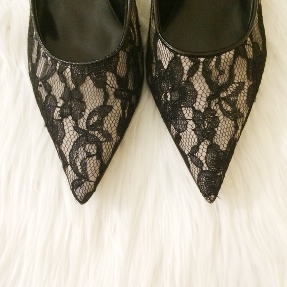 Maurices Shoes - ON HOLD//Black Lace Heels