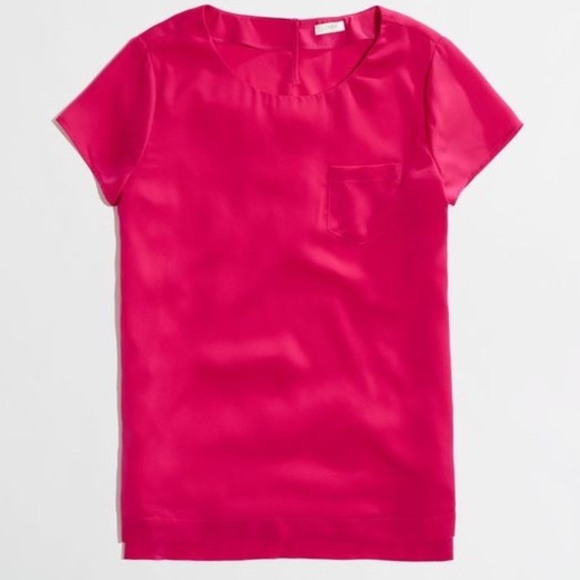 J. CREW FACTORY DRAPED POCKET TEE