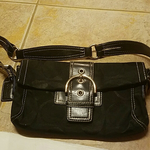Faux Coach Clutch