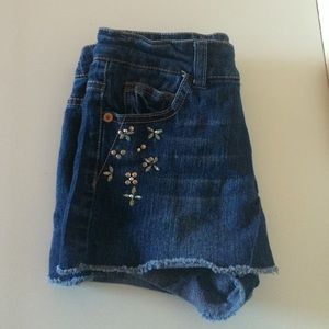 Denim shorts