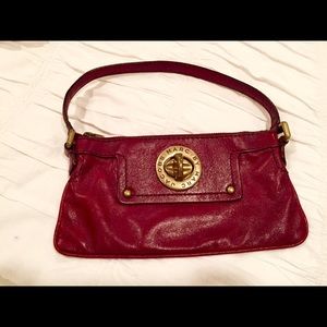 Marc by Marc Jacobs Maroon Small Leather Handbag