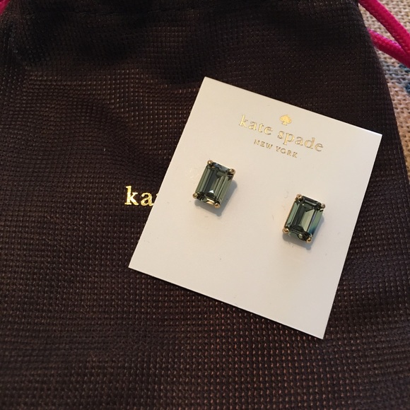 Kate Spade Emerald Cut Studs