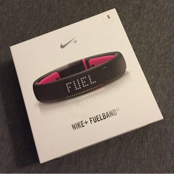Pink nike Fuel band